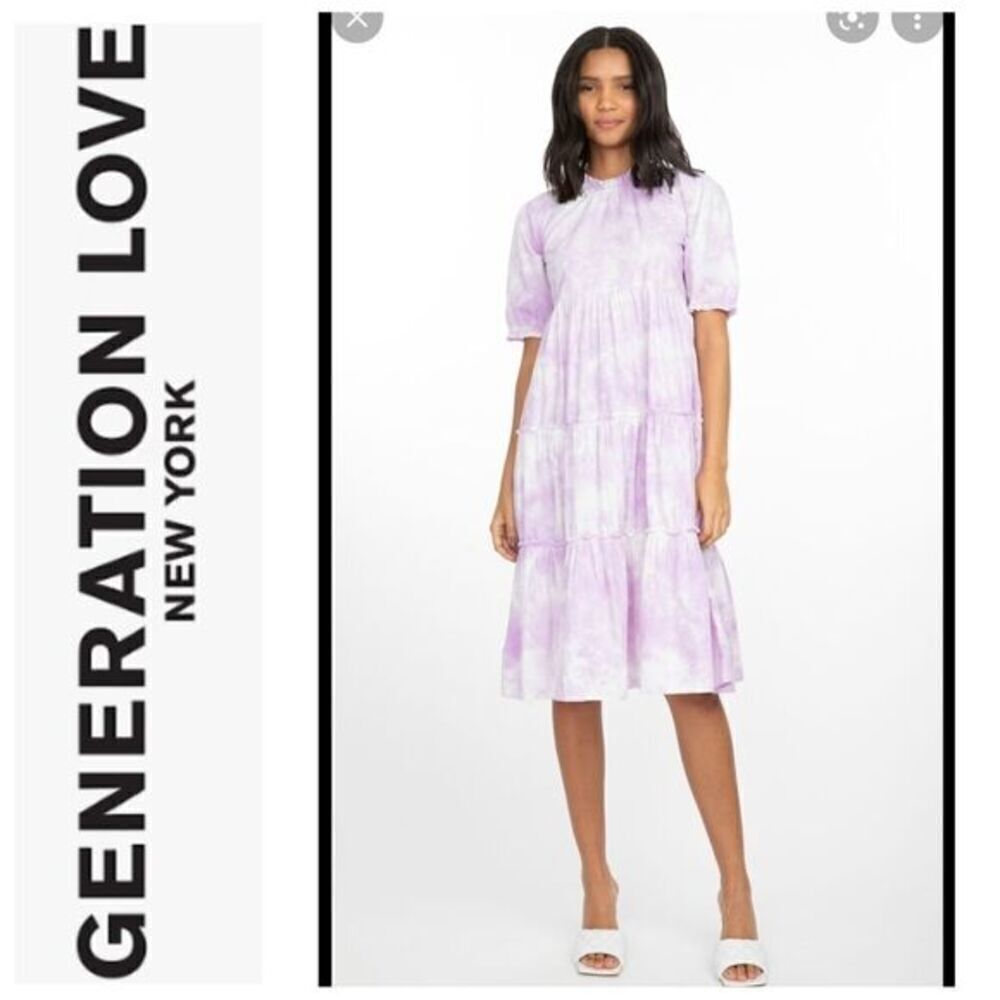GENERATION Love Christie Tie Dye Midi Dress